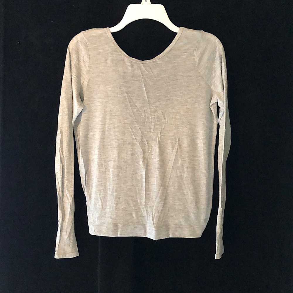Forever 21 Grey Backless Top